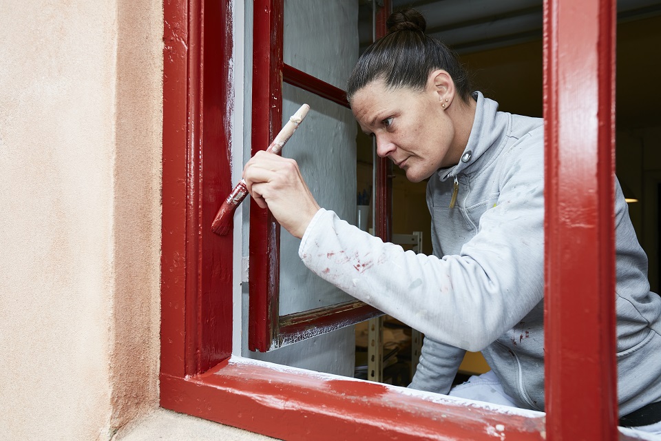 Maling af vinduer - Maler-Teamet
